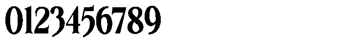 Kanellis Black Extra Condensed Font OTHER CHARS