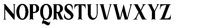 Kanellis Black Extra Condensed Font UPPERCASE