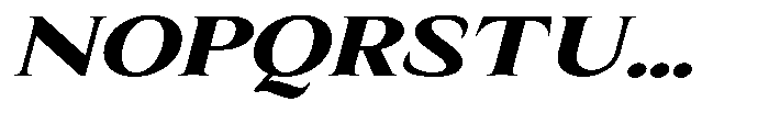 Kanellis Black Extra Exp Italic Font UPPERCASE