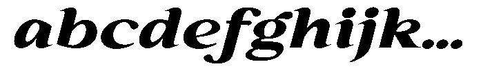 Kanellis Black Extra Exp Italic FONT