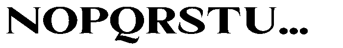 Kanellis Black Extra Expanded Font UPPERCASE