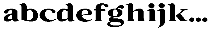 Kanellis Black Extra Expanded FONT