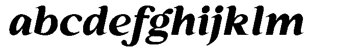 Kanellis Black Italic FONT