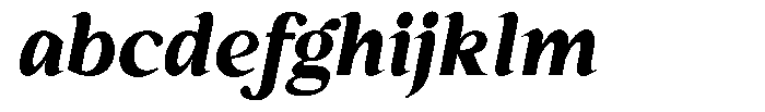 Kanellis Black Semi Condensed Italic FONT