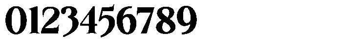 Kanellis Black Semi Condensed Font OTHER CHARS