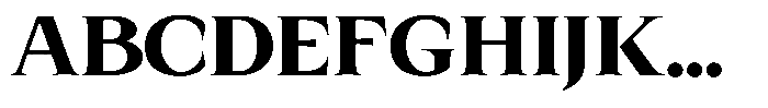 Kanellis Black Semi Expanded Font UPPERCASE