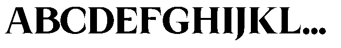 Kanellis Black Font UPPERCASE