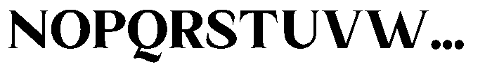 Kanellis Black Font UPPERCASE
