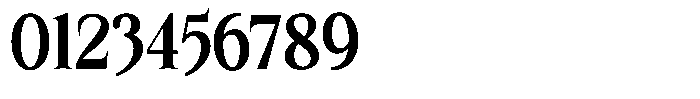 Kanellis Bold Condensed Font OTHER CHARS