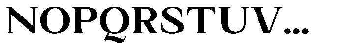 Kanellis Bold Expanded Font UPPERCASE