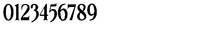 Kanellis Bold Extra Condensed Font OTHER CHARS