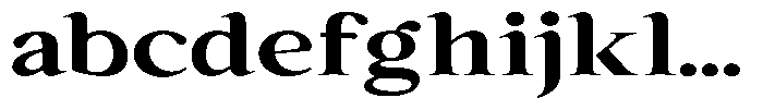 Kanellis Bold Extra Expanded FONT