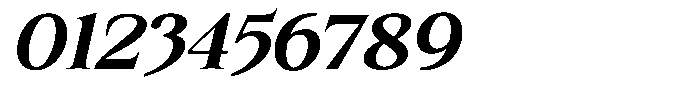 Kanellis Bold Sem Exp Italic Font OTHER CHARS