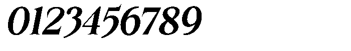 Kanellis Bold Semi Condensed Italic Font OTHER CHARS