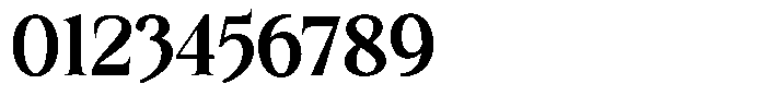 Kanellis Bold Semi Condensed Font OTHER CHARS