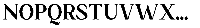 Kanellis Bold Semi Condensed Font UPPERCASE