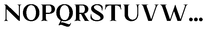 Kanellis Bold Font UPPERCASE