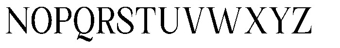 Kanellis Condensed Font UPPERCASE