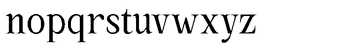 Kanellis Condensed Font LOWERCASE