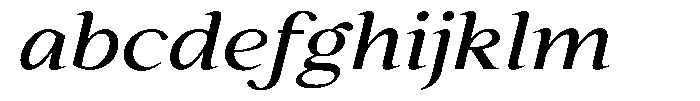 Kanellis Expanded Italic FONT