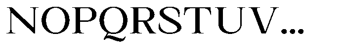 Kanellis Expanded Font UPPERCASE