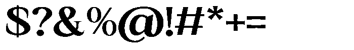 Kanellis Extra Bold Expanded Font OTHER CHARS