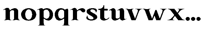 Kanellis Extra Bold Expanded Font LOWERCASE