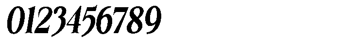 Kanellis Extra Bold Extra Condensed Italic Font OTHER CHARS