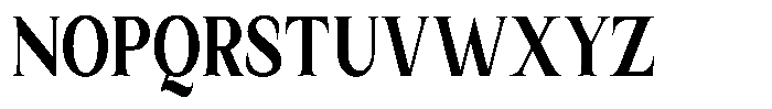 Kanellis Extra Bold Extra Condensed Font UPPERCASE