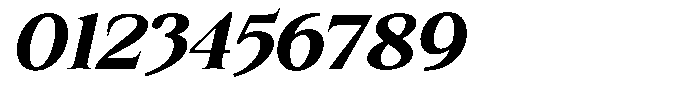 Kanellis Extra Bold Sem Exp Italic Font OTHER CHARS