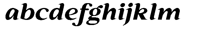 Kanellis Extra Bold Sem Exp Italic FONT
