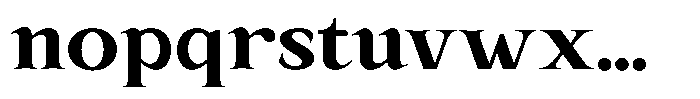 Kanellis Extra Bold Sem Exp Font LOWERCASE