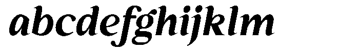 Kanellis Extra Bold Semi Condensed Italic FONT