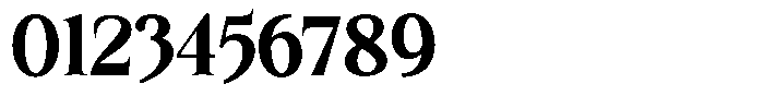 Kanellis Extra Bold Semi Condensed Font OTHER CHARS