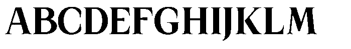 Kanellis Extra Bold Semi Condensed Font UPPERCASE