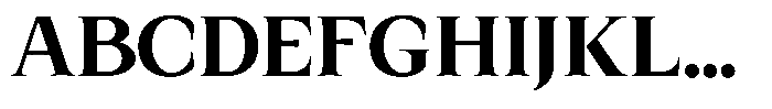 Kanellis Extra Bold Font UPPERCASE