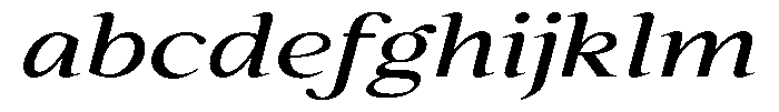 Kanellis Extra Expanded Italic FONT