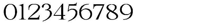 Kanellis Extra Light Expanded Font OTHER CHARS