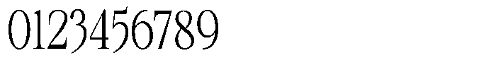 Kanellis Extra Light Extra Condensed Font OTHER CHARS