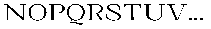 Kanellis Extra Light Extra Exp Font UPPERCASE