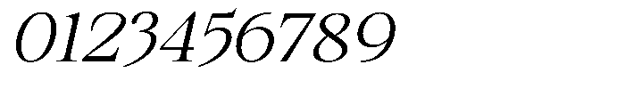 Kanellis Extra Light Sem Exp Italic Font OTHER CHARS