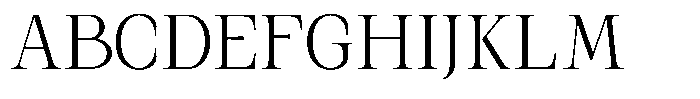 Kanellis Extra Light Semi Condensed Font UPPERCASE