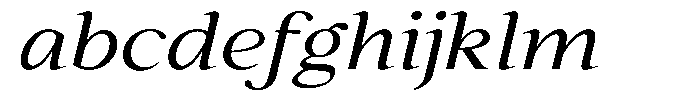 Kanellis Light Expanded Italic FONT