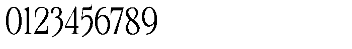Kanellis Light Extra Condensed Font OTHER CHARS