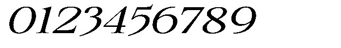 Kanellis Light Extra Exp Italic Font OTHER CHARS