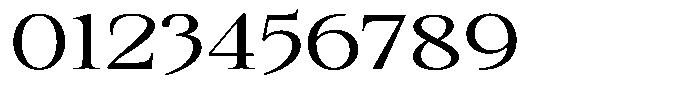 Kanellis Light Extra Expanded Font OTHER CHARS