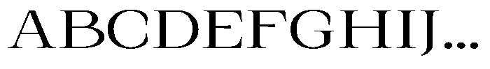 Kanellis Light Extra Expanded Font UPPERCASE