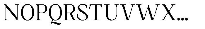 Kanellis Light Semi Condensed Font UPPERCASE