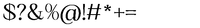Kanellis Light Semi Expanded Font OTHER CHARS