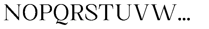 Kanellis Light Font UPPERCASE